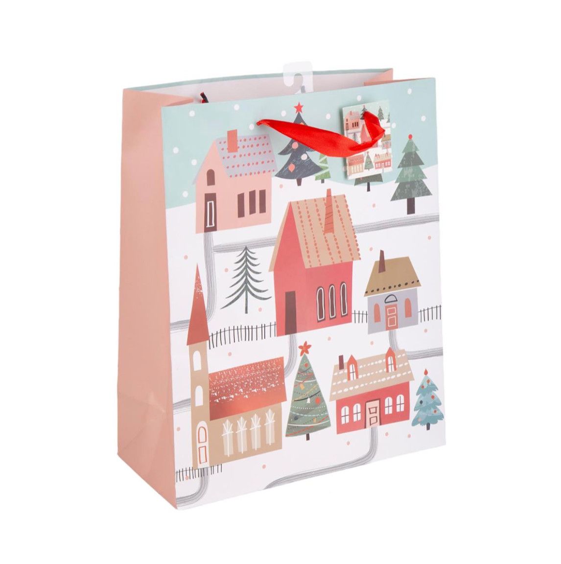 Large Gift Bag Holiday Houses