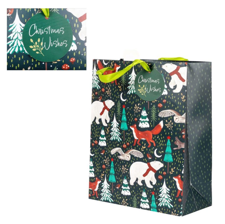 Large Gift Bag Woodland Animals