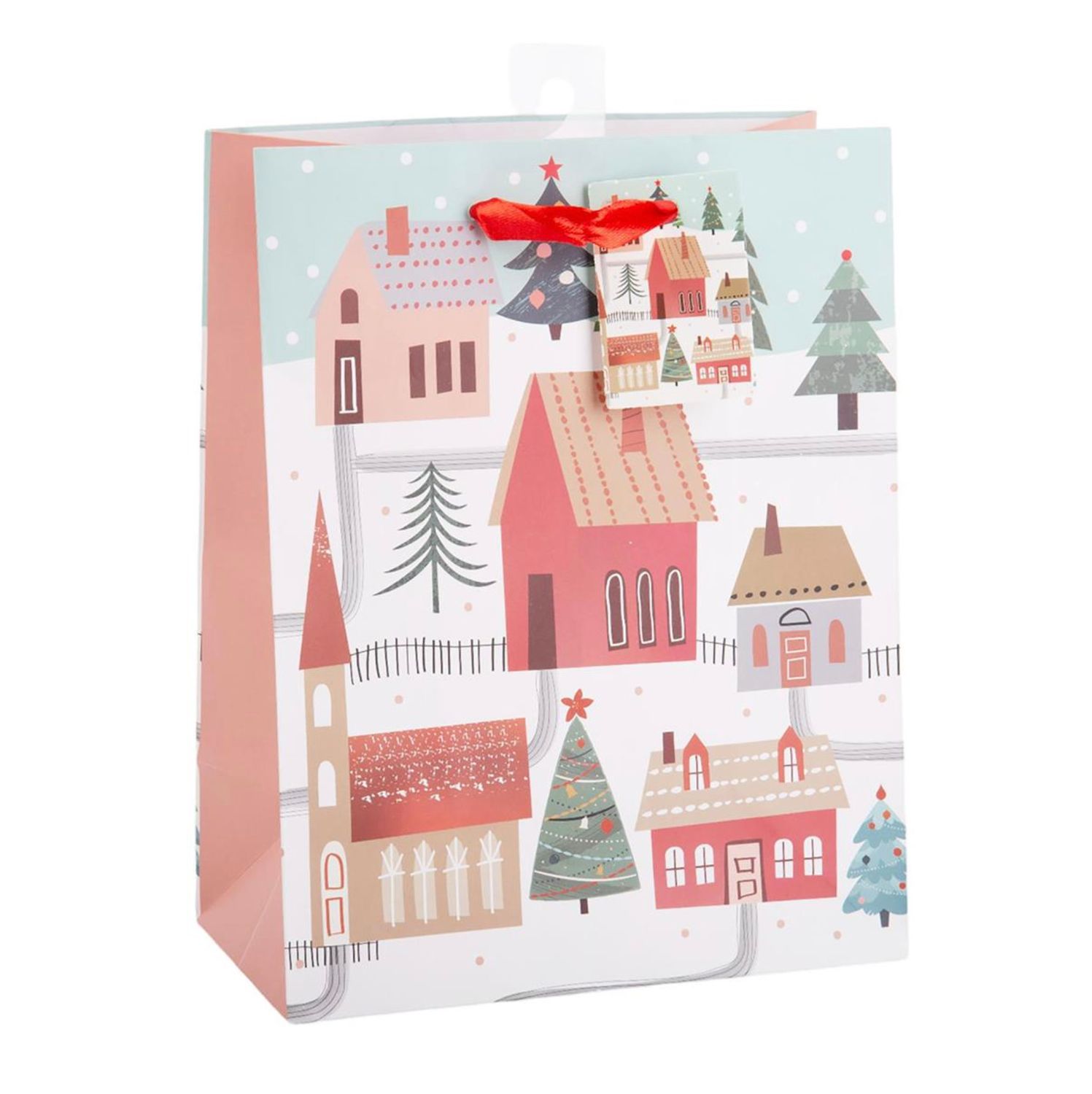 Medium Gift Bag Holiday Houses