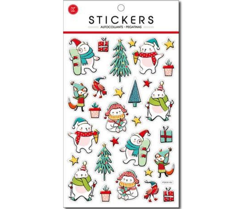 Pop Up Stickers Polar Bears &amp; Fox