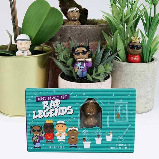 Rap Legends Plant Pot Markers