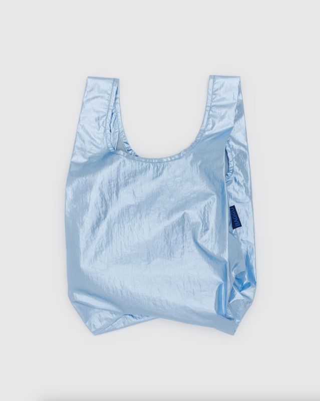 Baby Baggu Metallic Light Blue