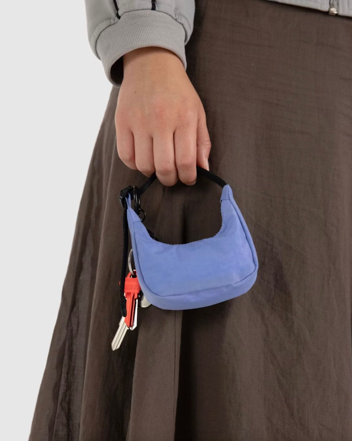 Crescent Bag Charm Cornflower