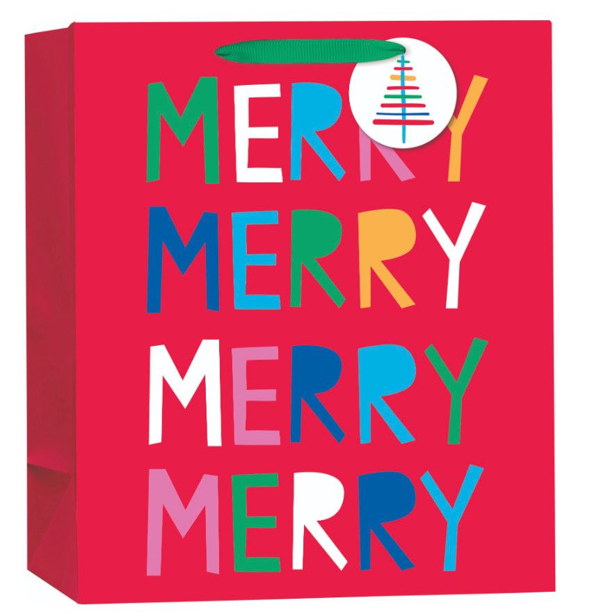 Jumbo Tote Bag Colourful Christmas