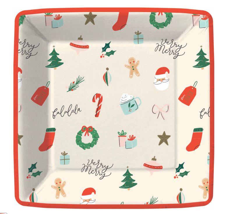 Dessert Plate Merry &amp; Sweet (Square)