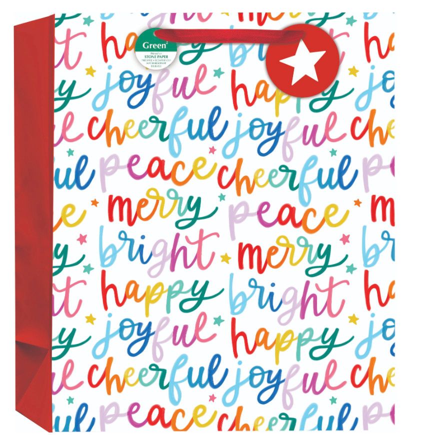 Jumbo Tote Bag Bright Holiday Inspiration