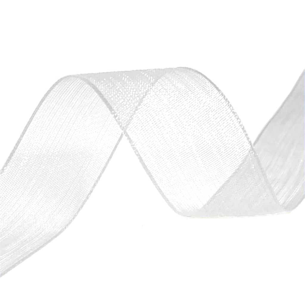 Ribbon White Sheer