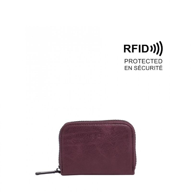 Iva Card Case Eggplant