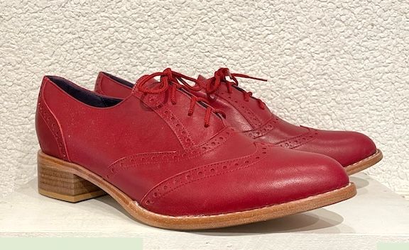 Veneto Ankle Wingtip Brogue Red