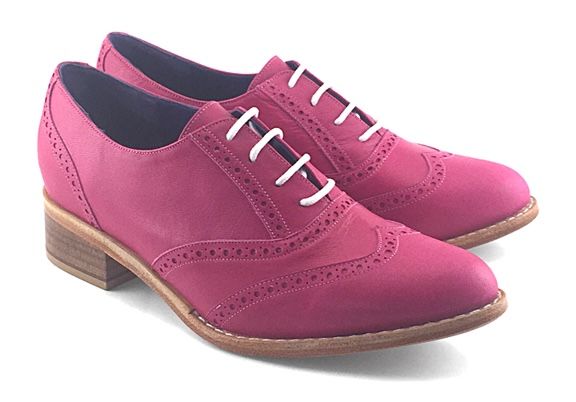 Veneto Ankle Wingtip Brogue Hot Pink