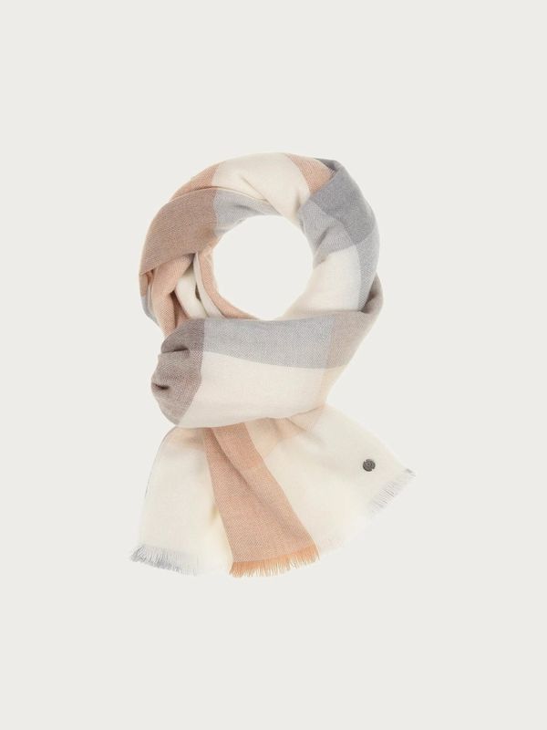 Wool Scarf with XL Checks