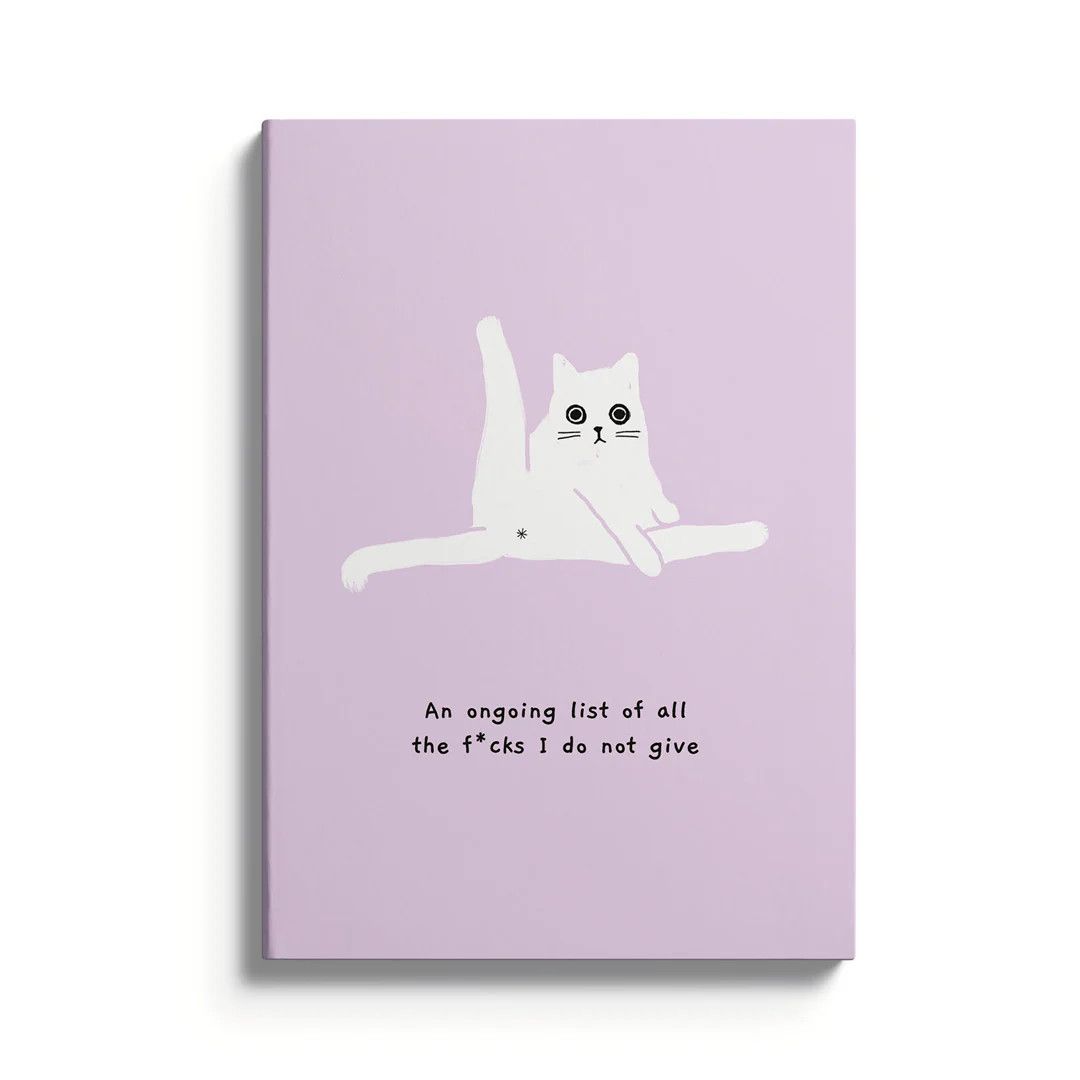 A5 Perfect Bound Notebook Ken The Cat Ongoing List