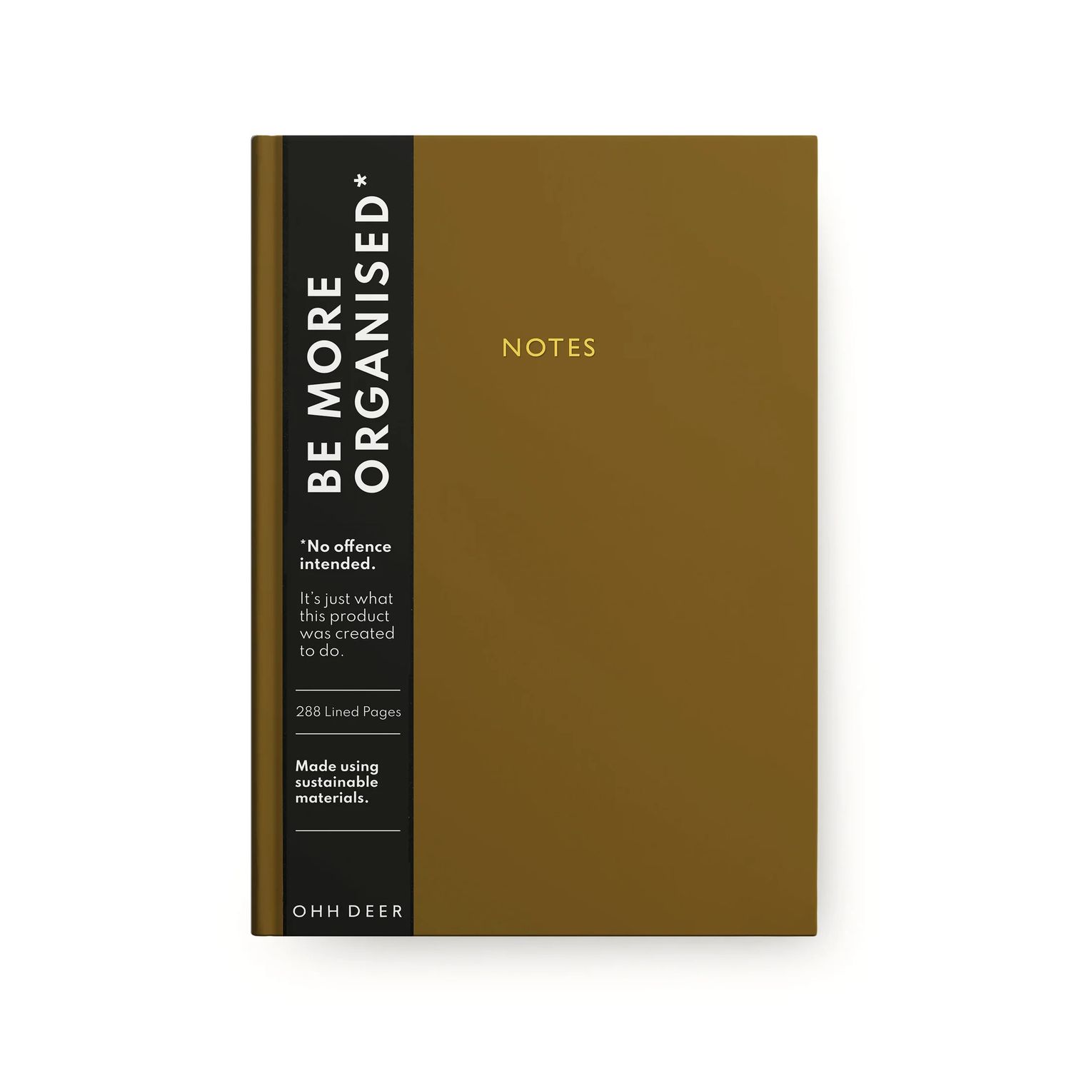 Linen Notebook Khaki