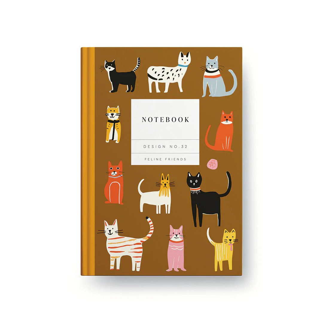 Notebook Design No. 32 Feline Friends