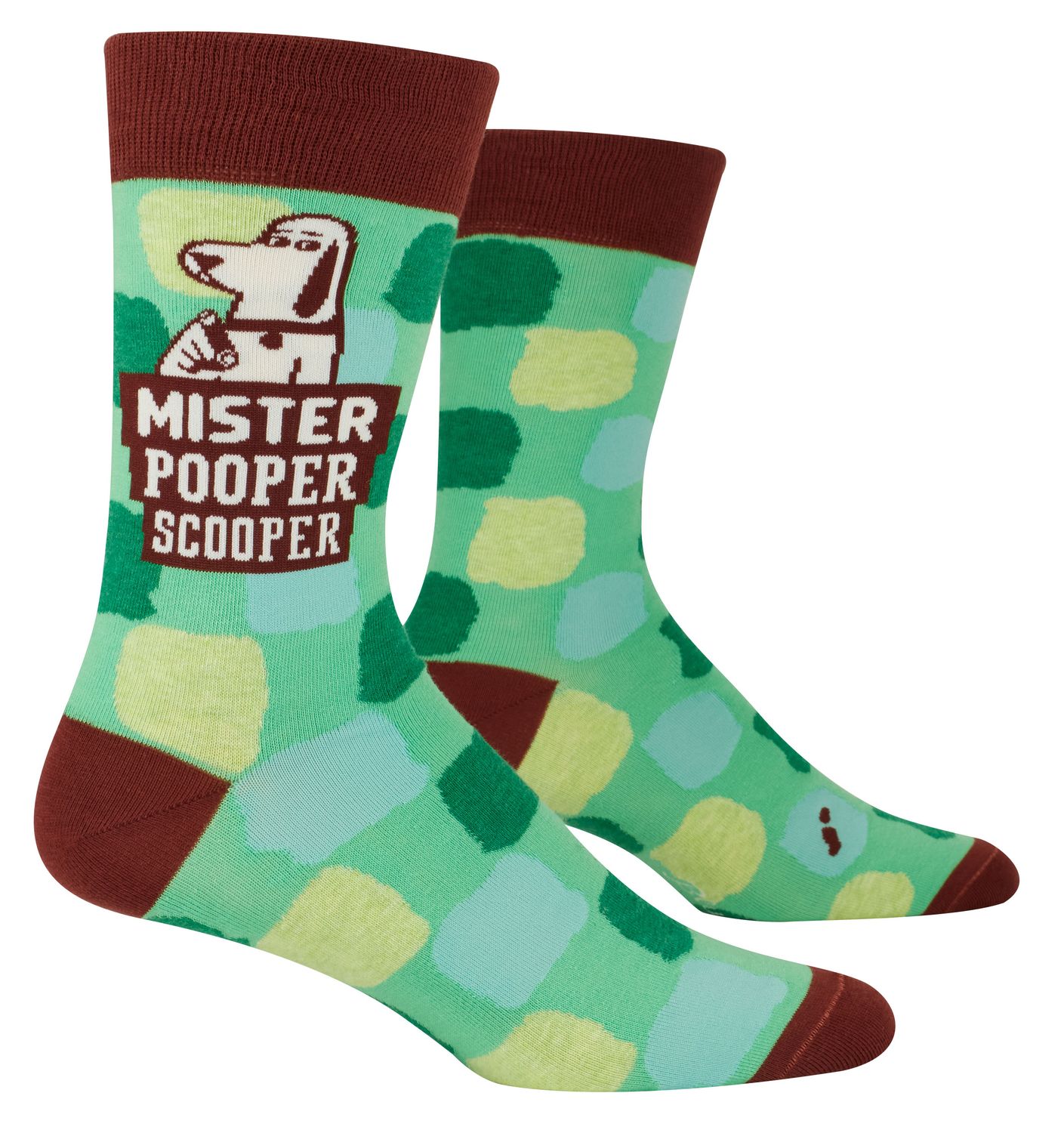 Men&#39;s Crew Socks Mr. Pooper Scooper