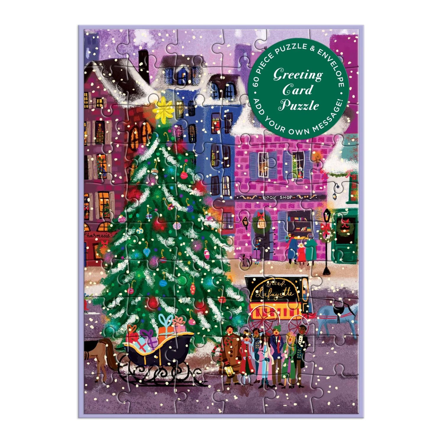 Greeting Card Puzzle Christmas Square
