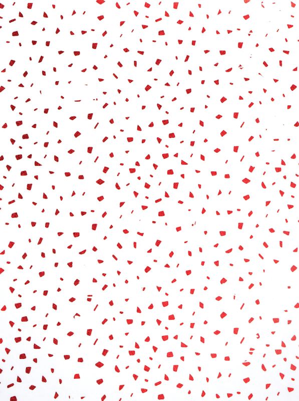 Tissue Paper Random Gold Flecks Red