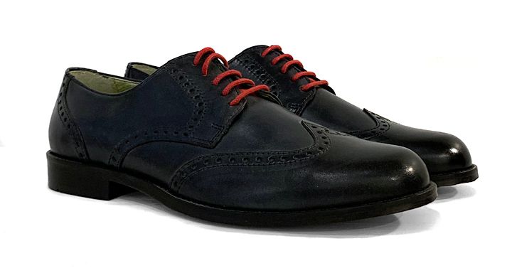 Cemented Wingtip Navy, Size: 41