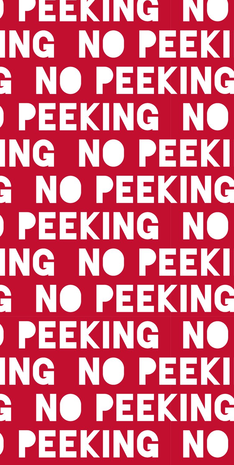 Tissue Paper No Peeking Stripe