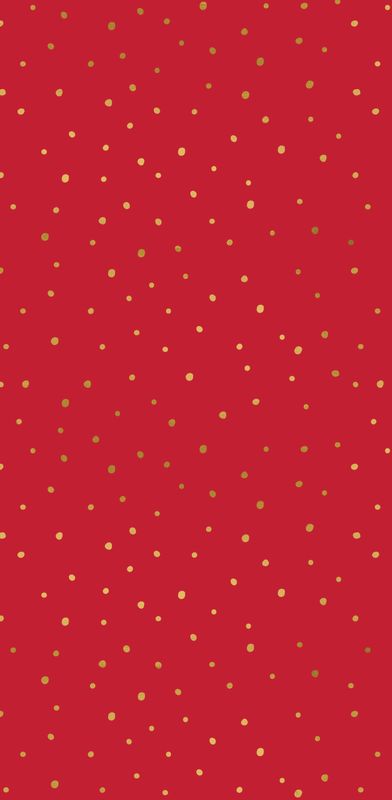 Tissue Paper Red Flecks Foil