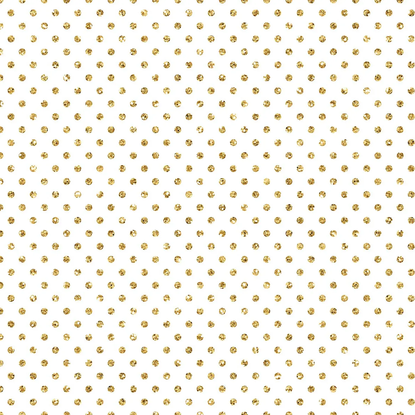 Gift Wrap Roll Holographic Gold Dots on White