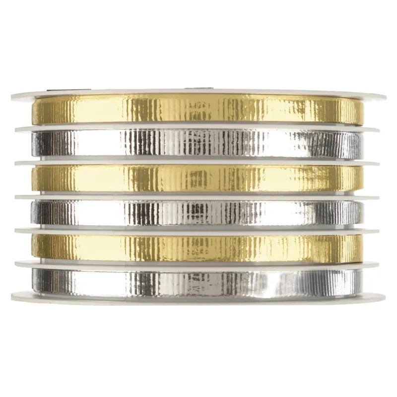Ribbon Multi Channel Gold &amp; Silver
