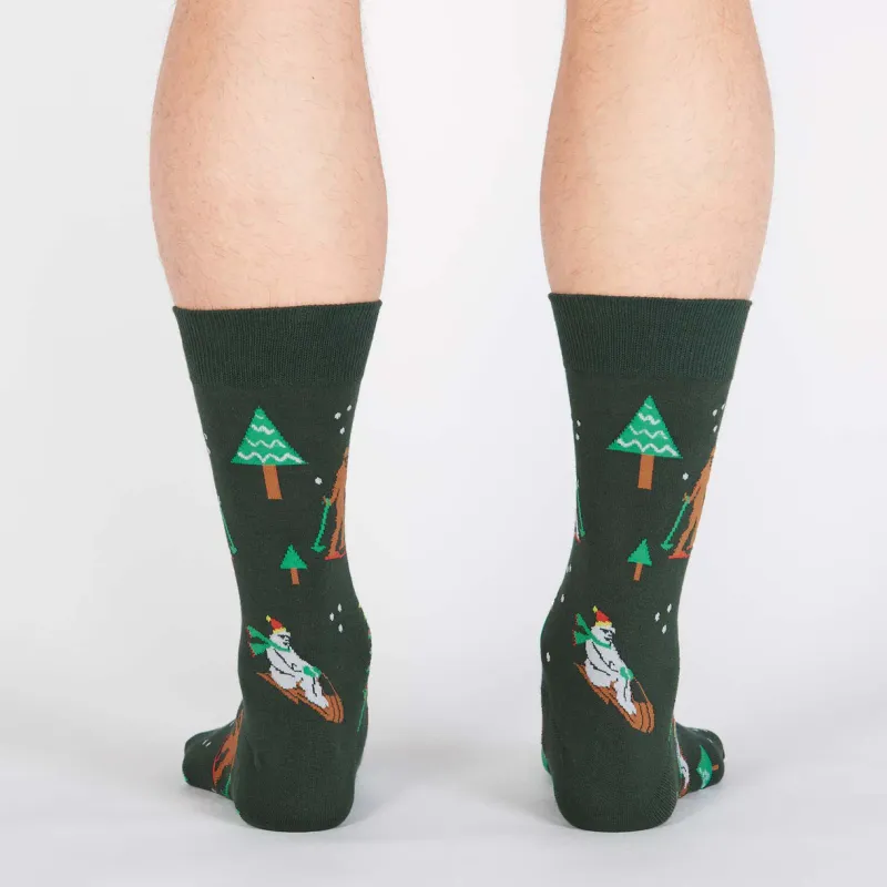 Men's Crew Socks Ready, Yeti, Go!