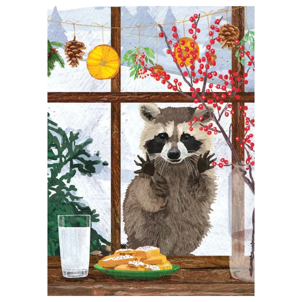 Raccoon in Window