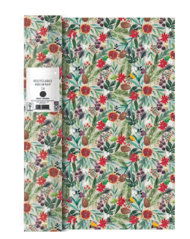 Roll Wrap William Morris Evergreen