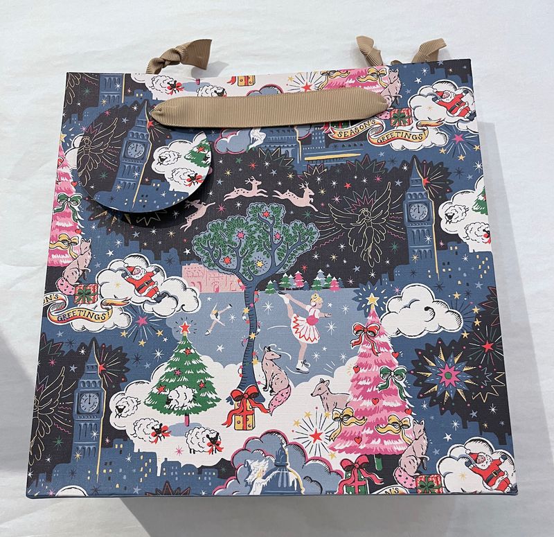 Medium Gift Bag Christmas Sky