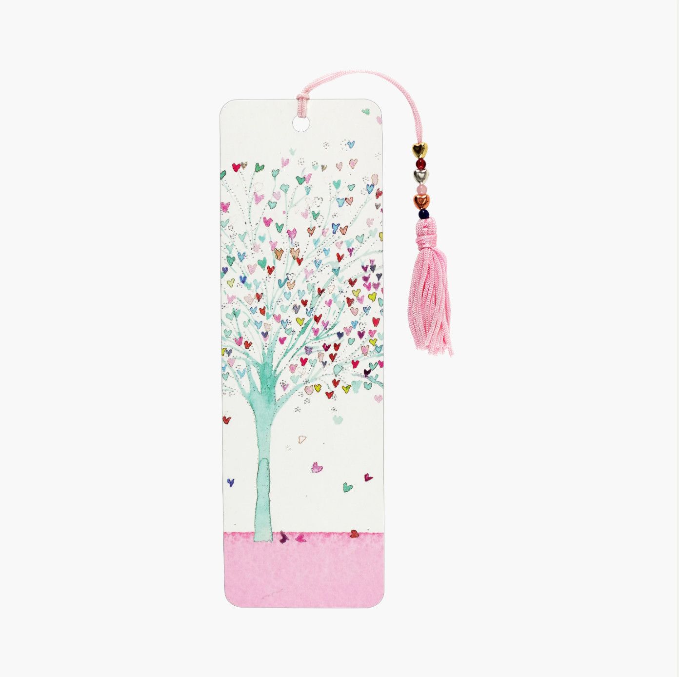 Beaded Bookmark Tree Of Hearts