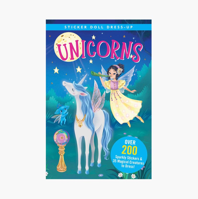 Sticker Doll Dress-Up Unicorns