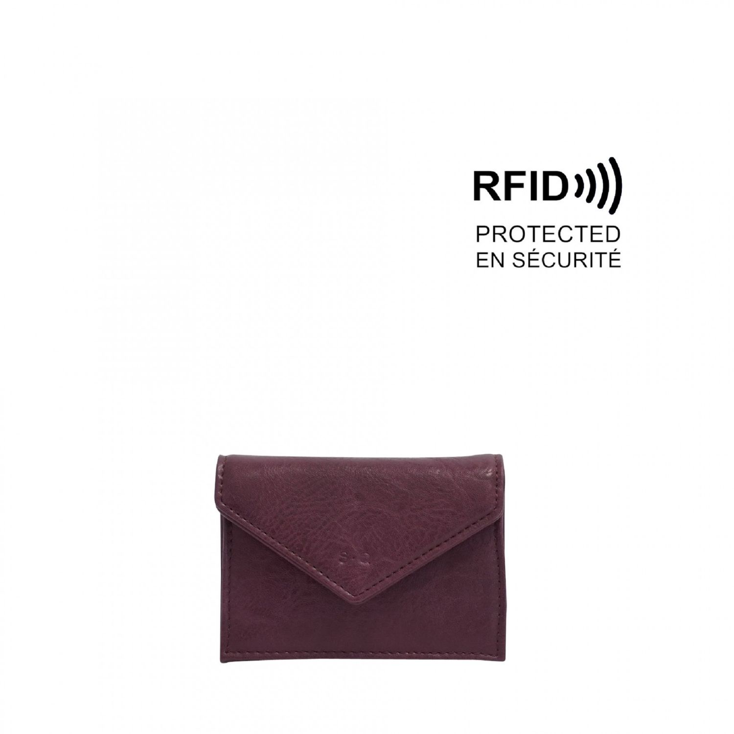 Debbie Card Case Eggplant