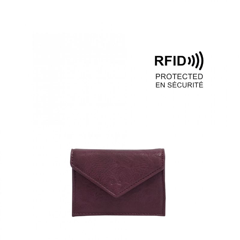 Debbie Card Case Eggplant