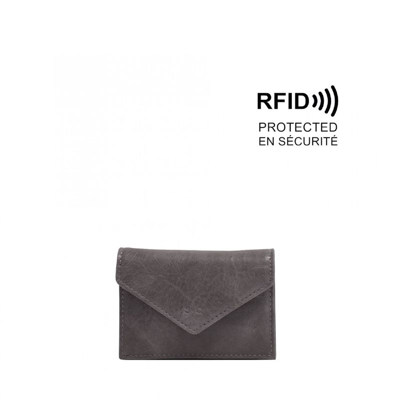 Debbie Card Case Charcoal Grey