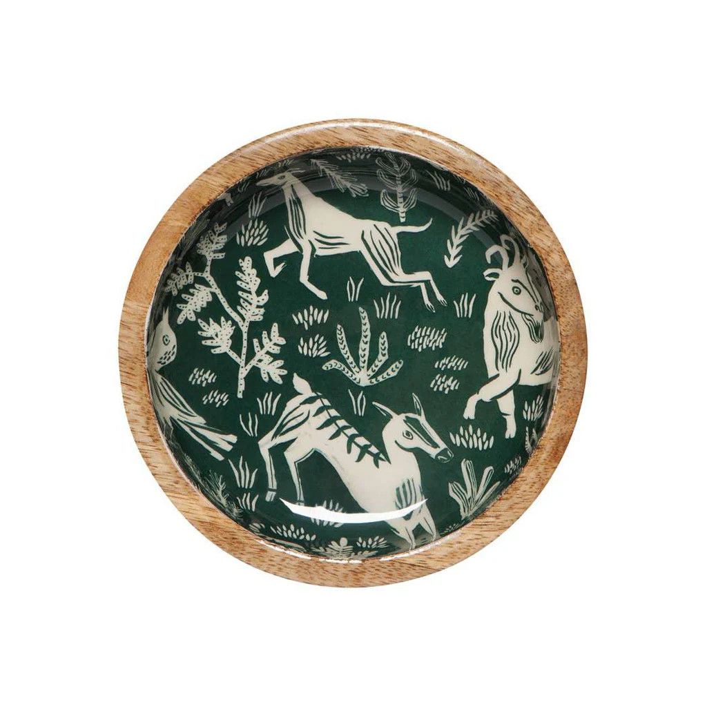 Mango Wood Bowl Shallow Boundless