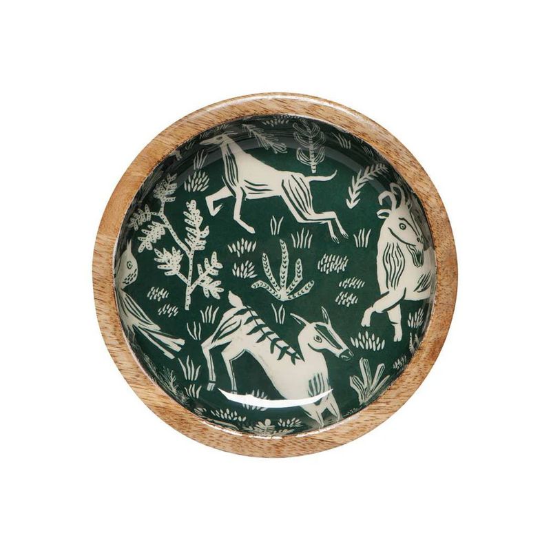 Mango Wood Bowl Shallow Boundless