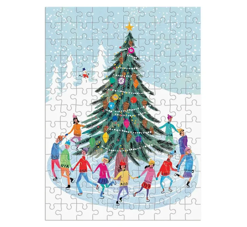 130 Piece Puzzle Tree Skaters