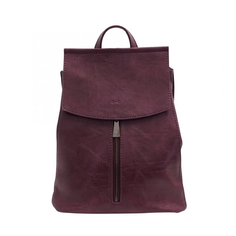 Chloe Convertible Backpack Eggplant