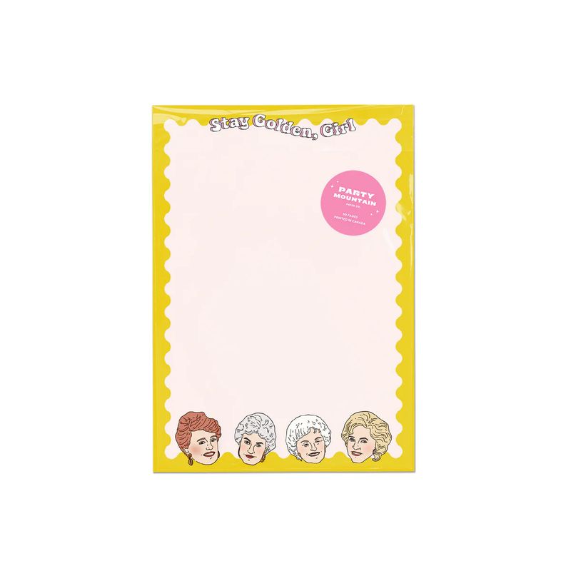 Stay Golden Girl Notepad