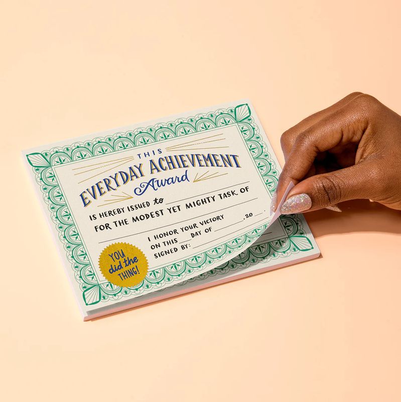 Everyday Achievement Certificate Pad