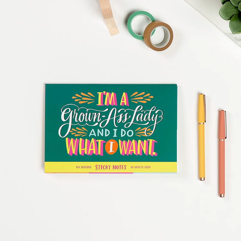Grown-Ass Lady Sticky Note Packet