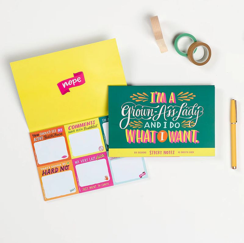 Grown-Ass Lady Sticky Note Packet
