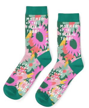 Women&#39;s Crew Socks Mother Of The Freaking Year