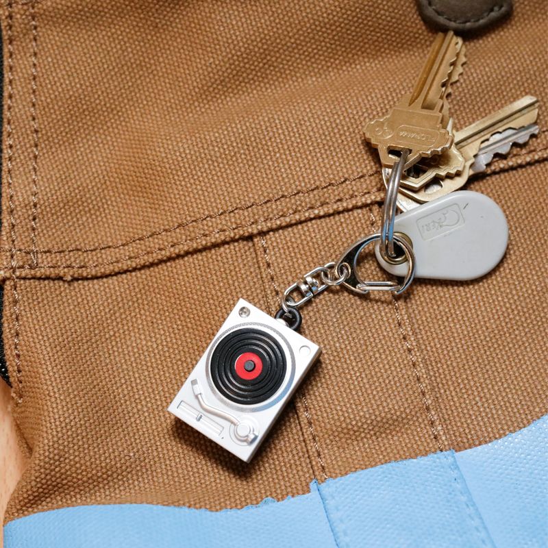 Keychain LED &amp; Sound Turntable