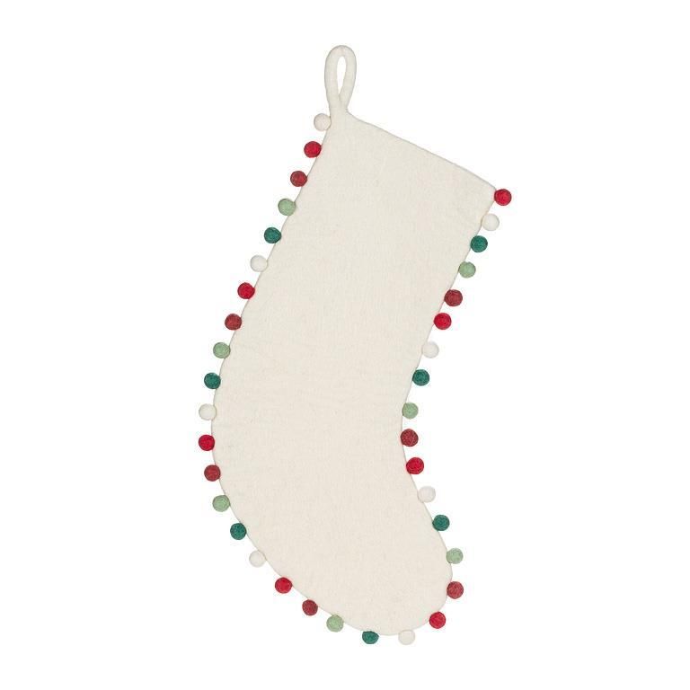 Stocking with Ball Edge