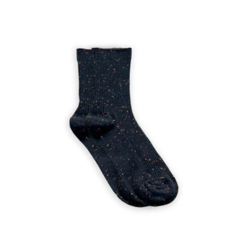 Confetti Socks Coal