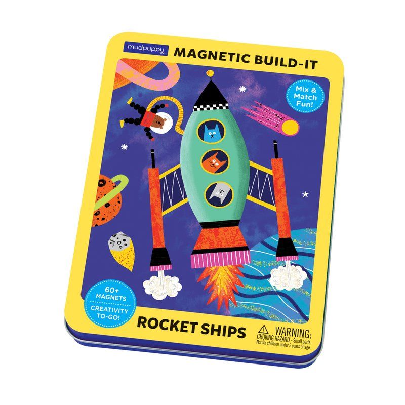 Magnetic Build-It Play Set Rocket Ship