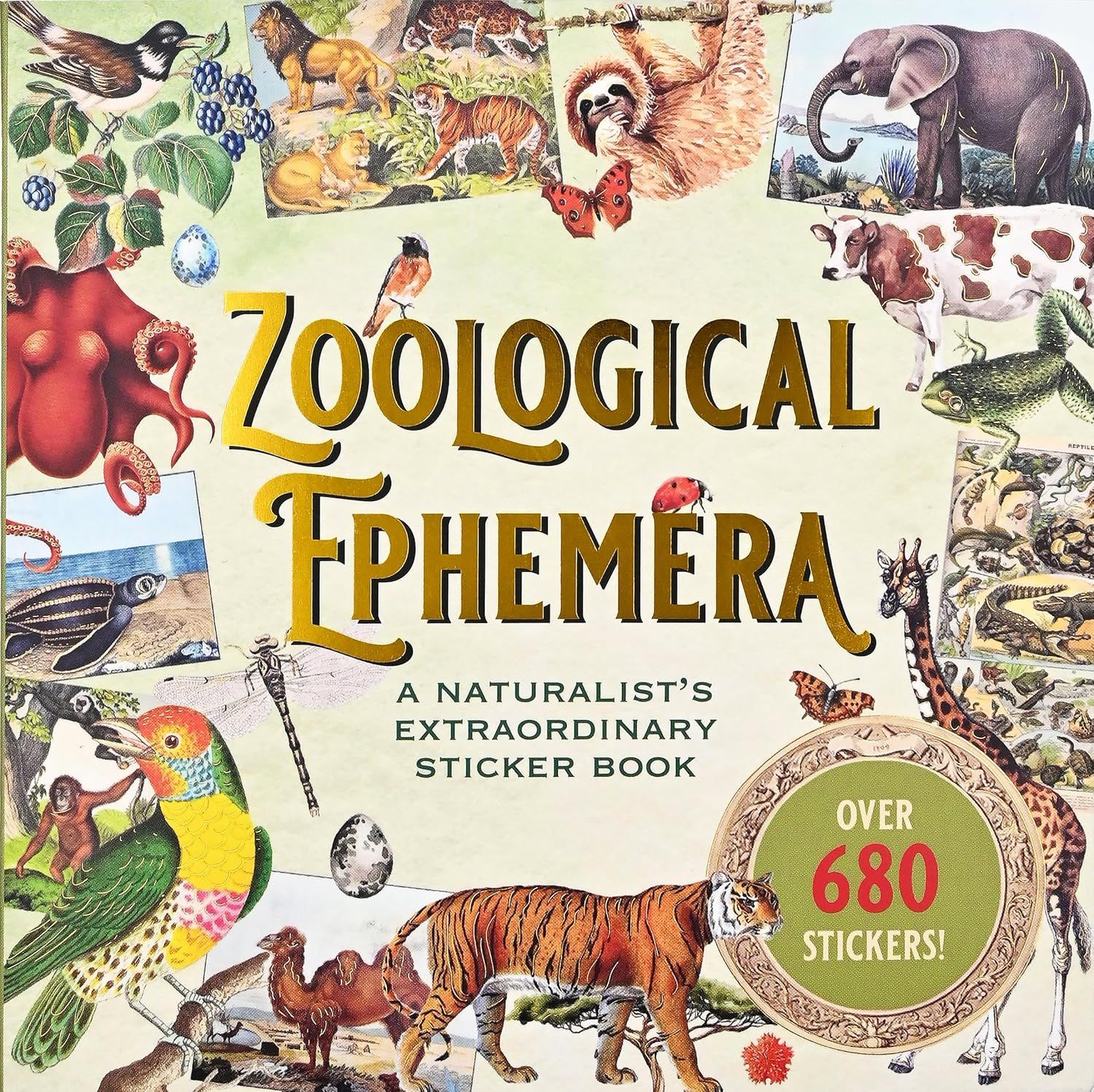 Sticker Book Zoological Ephemera