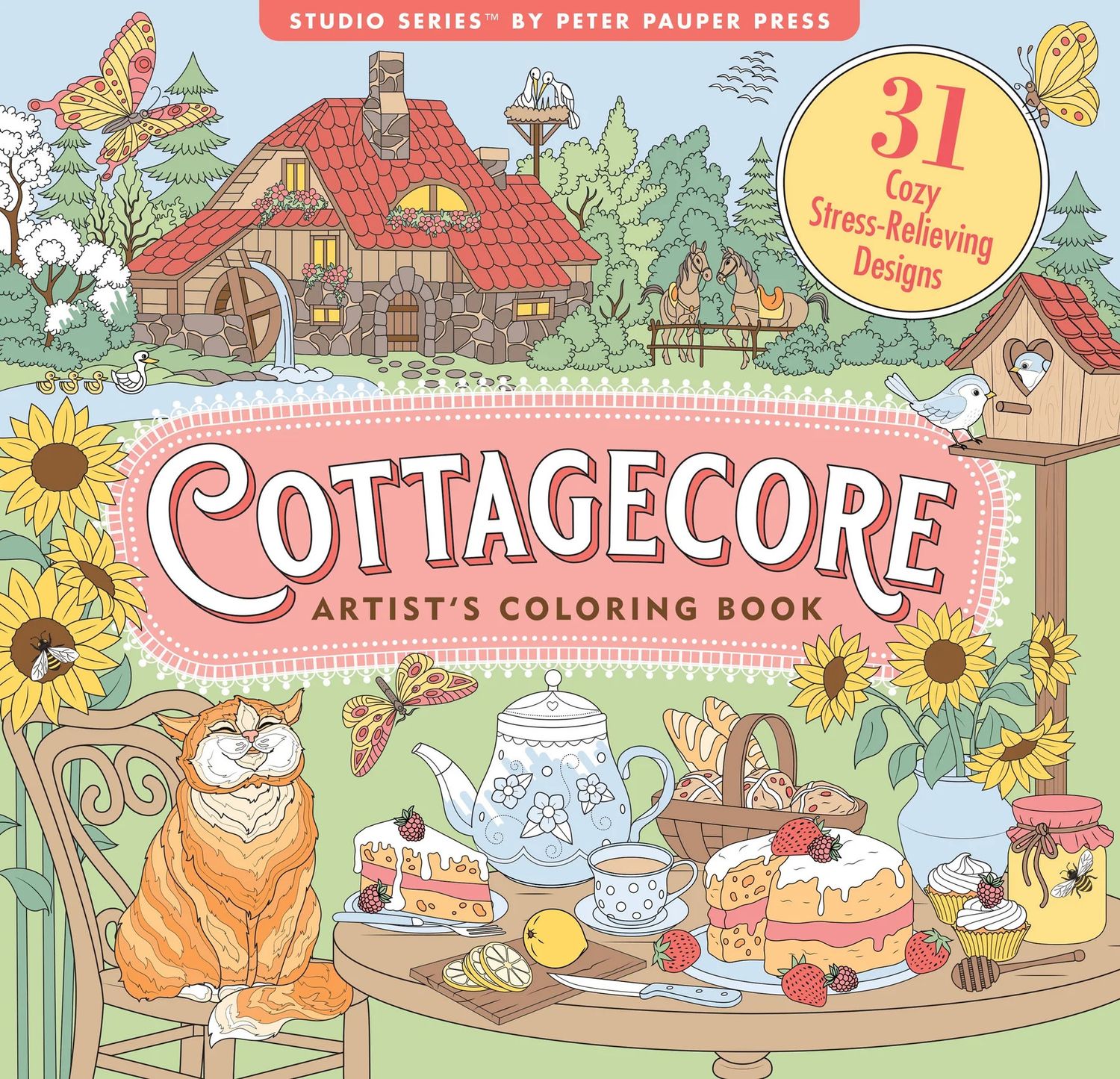 Colouring Book Cottagecore